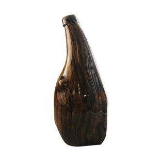 Wood imitation bottle