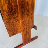 Mid-century rosewood bar and stools by Niels Erik Glasdam Jensen 1960s