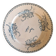 Old iron earth porcelain plate Badonviller Iris
