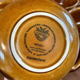 Set of Ochre Villeroy & Boch Soup Bowls and Plates from the Picnic Series