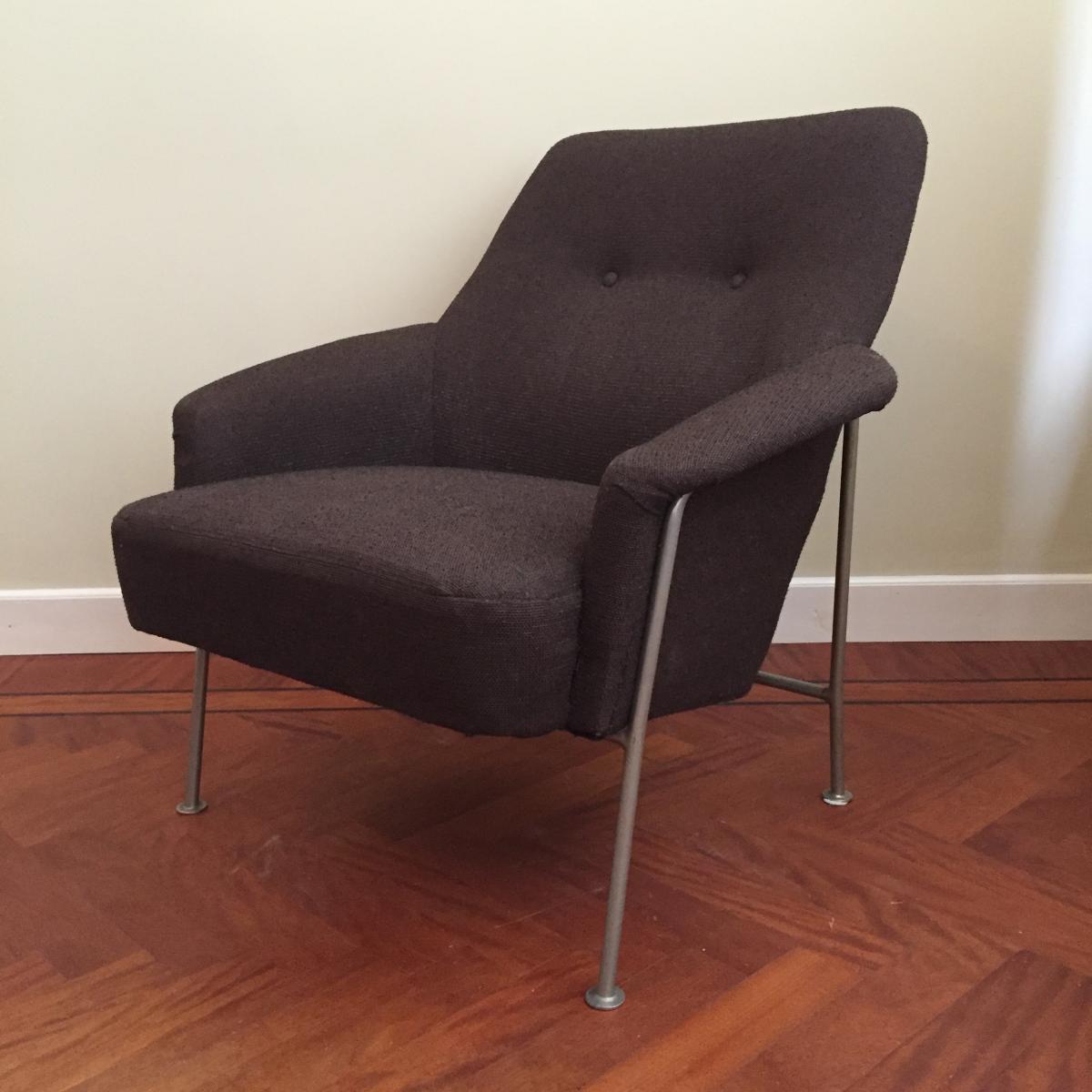 Pair of chairs 162 vintage by Theo Ruth for Artifort