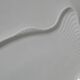 White porcelain fish dish