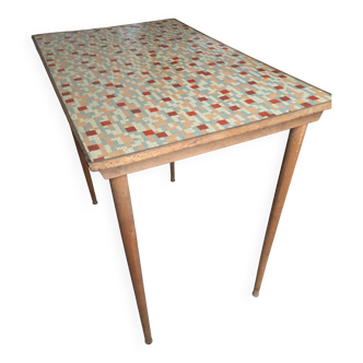 Small antique wooden side table