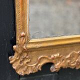 Baroque mirror in carved, stuccoed and gilded wood, Vienna circa 1700