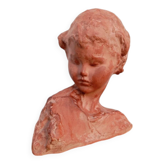 Terracotta bust Amedeo Gennarelli
