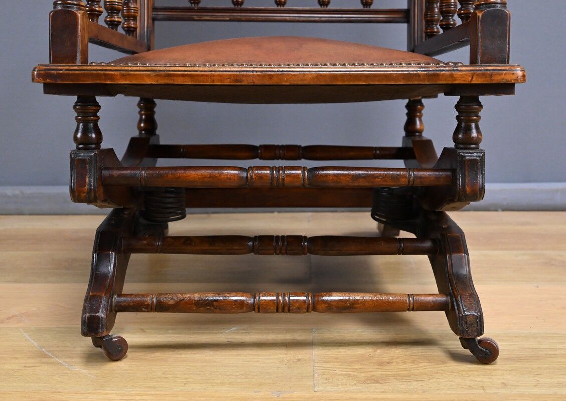 Mahogany rocking chair, England – early 20th century