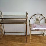 Golden console, 70s/80s