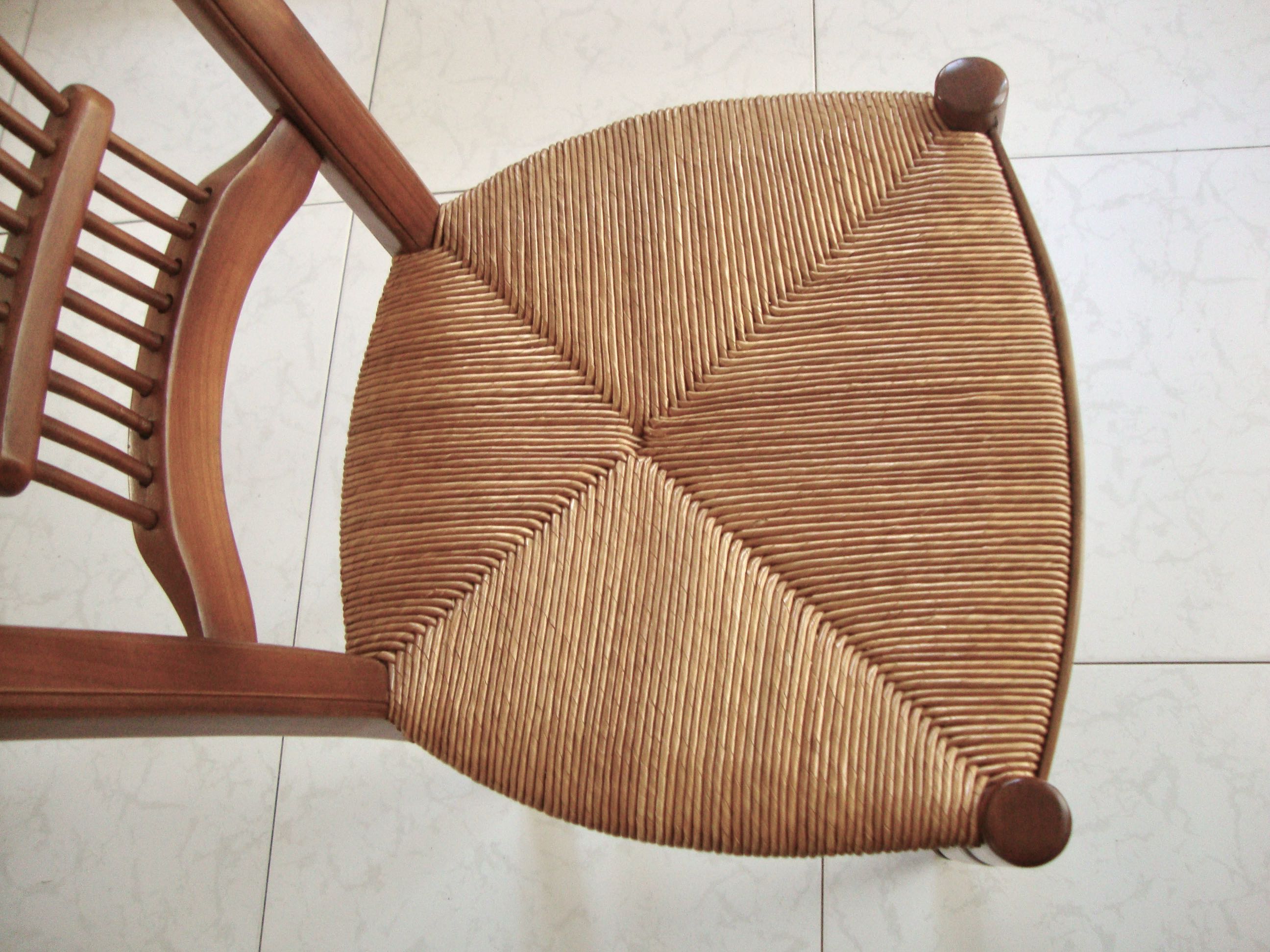 4 hand-stitched chairs 70s