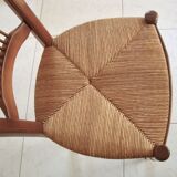 4 hand-stitched chairs 70s