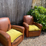 Pair of club chairs