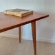 Vintage Scandinavian desk with a floating top and splayed legs - 1960.