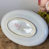 Antique Gien porcelain sauce boat, iron earth