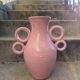 Handmade XL Circular Ceramic Abstract Vase