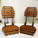 Beach folding chairs