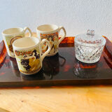 Tortoise tortoiseshell resin tray