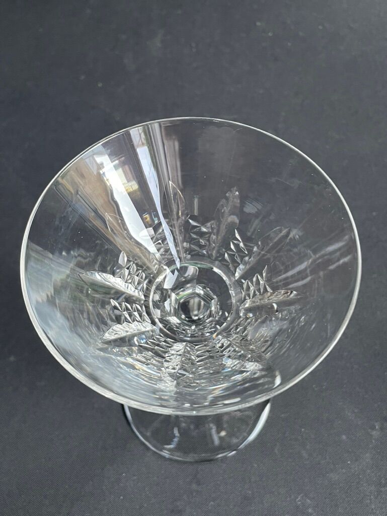 2 champagne glasses stamped Baccarat - Service Austerlitz