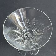 2 champagne glasses stamped Baccarat - Service Austerlitz