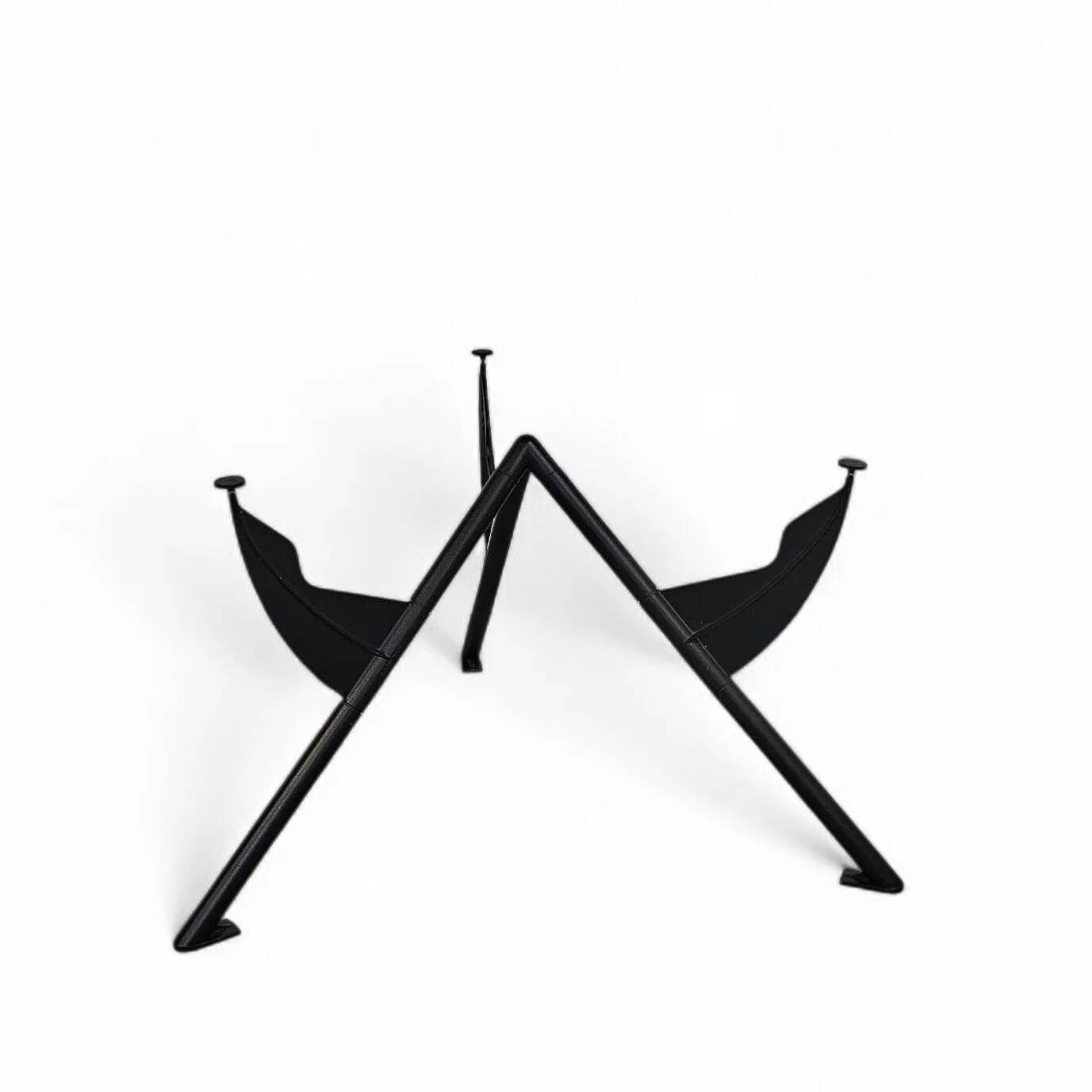 Philippe Starck / 1984 for François Mitterrand's private office / President M / black dining table frame / Baleri
