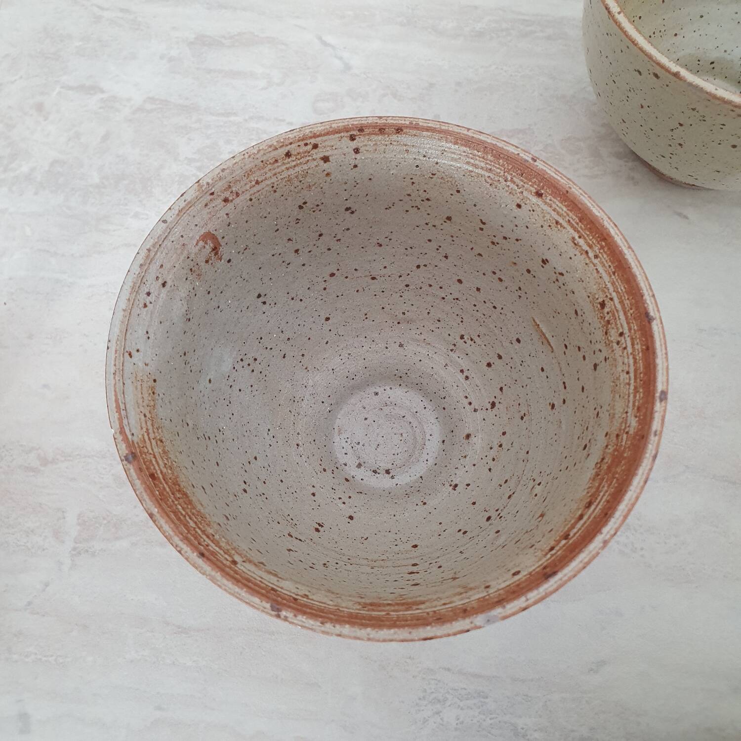 Set of 4 Large Pyrite Stone Bowls