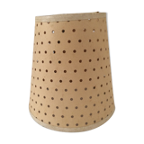 Mini lampshade with vintage perforated cardboard pliers