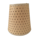 Mini lampshade with vintage perforated cardboard pliers