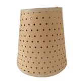Mini lampshade with vintage perforated cardboard pliers
