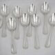 Christofle Japanese, 12 teaspoons, coffee, dessert, 14.2 cm, monogram "RD"