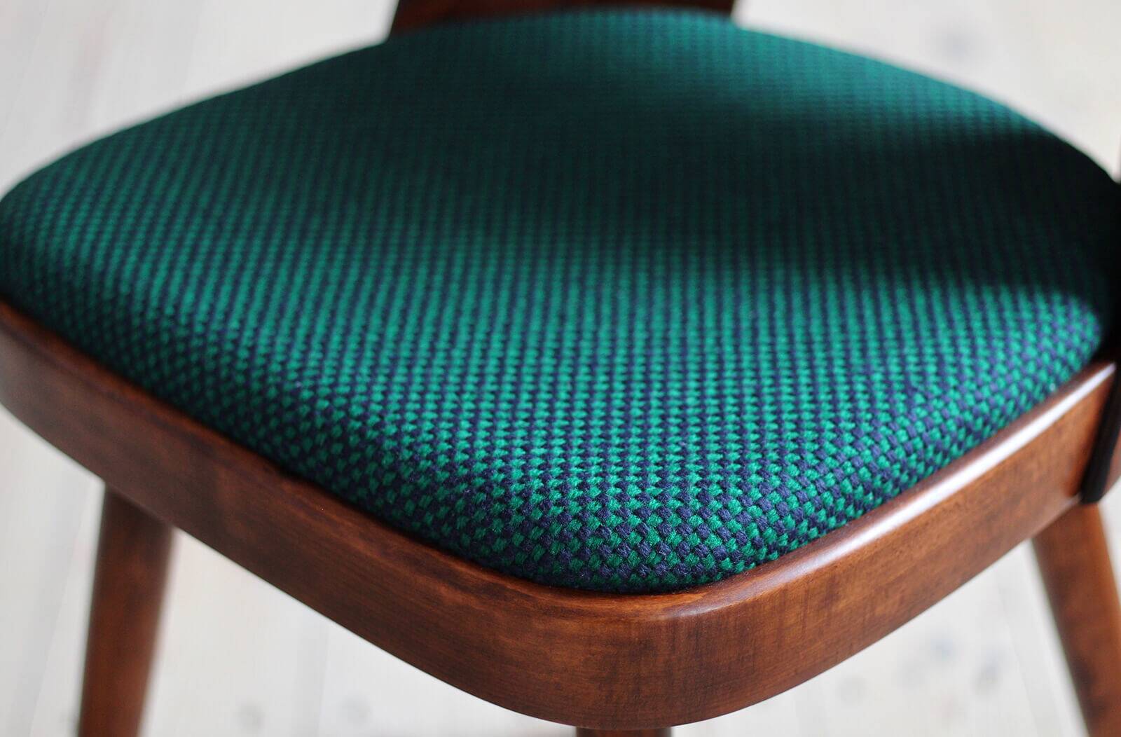 Set of 6 Dining Chairs by Oswald Haerdtl, Reupholstered in Kvadrat Fabric