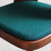 Set of 6 Dining Chairs by Oswald Haerdtl, Reupholstered in Kvadrat Fabric
