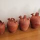 Set of 4 terracotta jugs