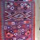 Tapis Kilim Tunisien ancien couloir