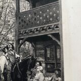 Etching la halte des cavaliers by Alf 1900