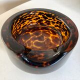 Empty glass pocket blown tortoiseshell 1970 XL