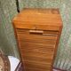 Curtained filing cabinet, 40s-50s
