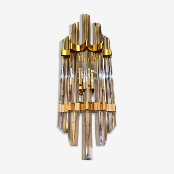 Venini sconce golden structure 1980