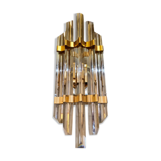 Venini sconce golden structure 1980