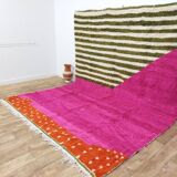 Handmade wool Berber rug 360 x 273 cm