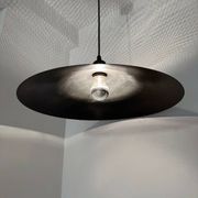 Suspension en métal micro-perforé, années 60