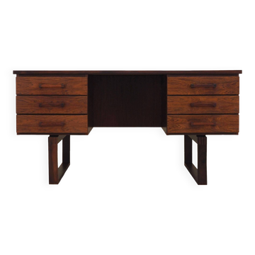 Bureau en palissandre, design danois, années 1960, designer : Torben Valeur & Henning Jensen, fabricant : Dyrlund