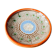 Romanian handicraft ceramic plate