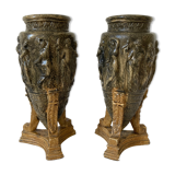Plaster vases