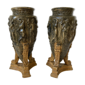 Plaster vases