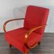Pair of H262 Armchairs by Jindrich Halabala, Czech Art Deco 1940s
