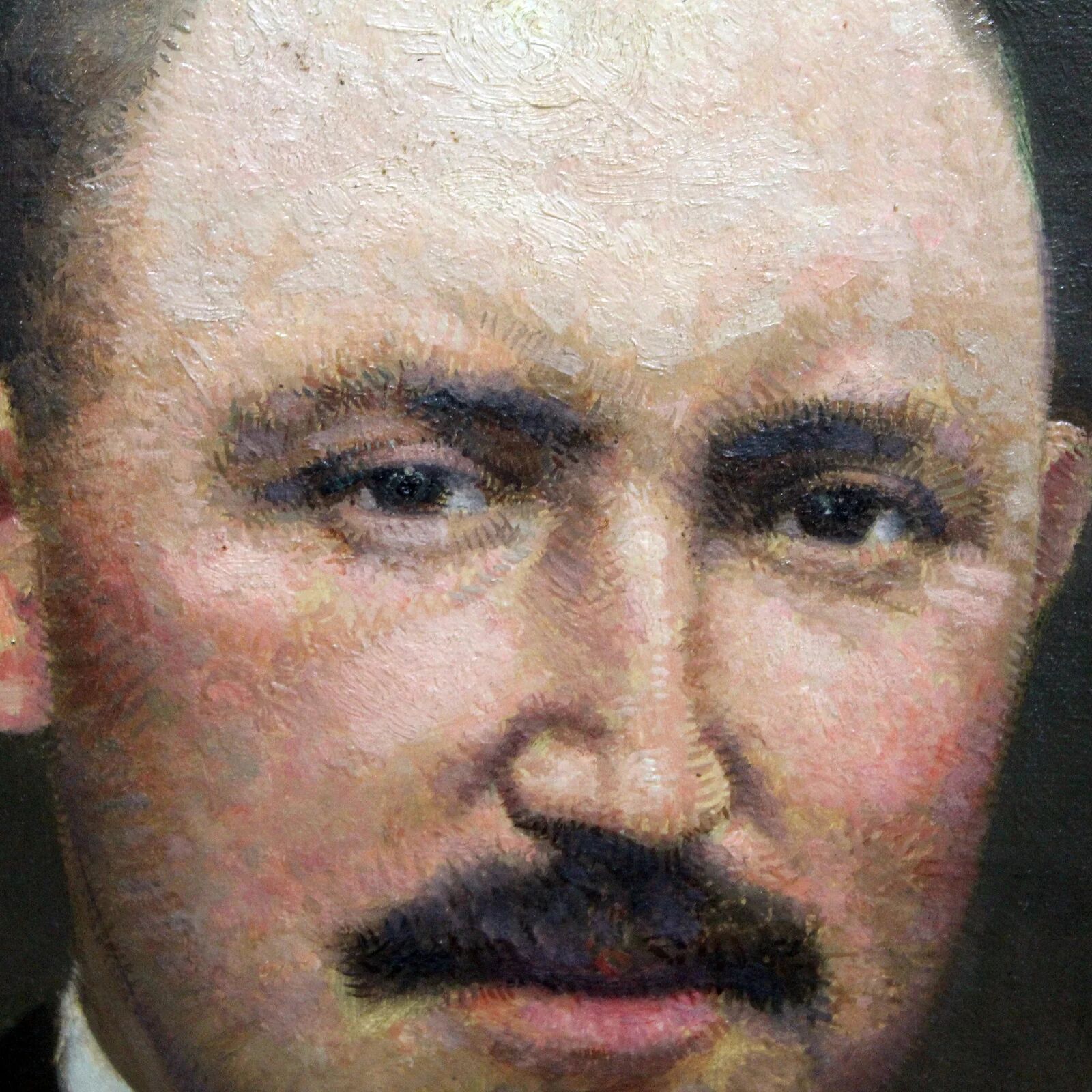 Early 20th century portrait painting of a gentleman by W.N. Hendrikse