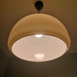 Polymethacrylate mushroom pendant light - 1970s