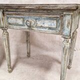 Pair of bedside tables with florentine patina