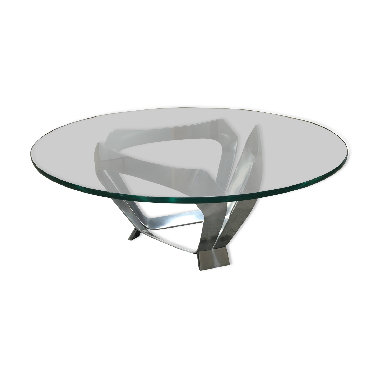 Table basse sculpturale  Knut Hesterberg années 70