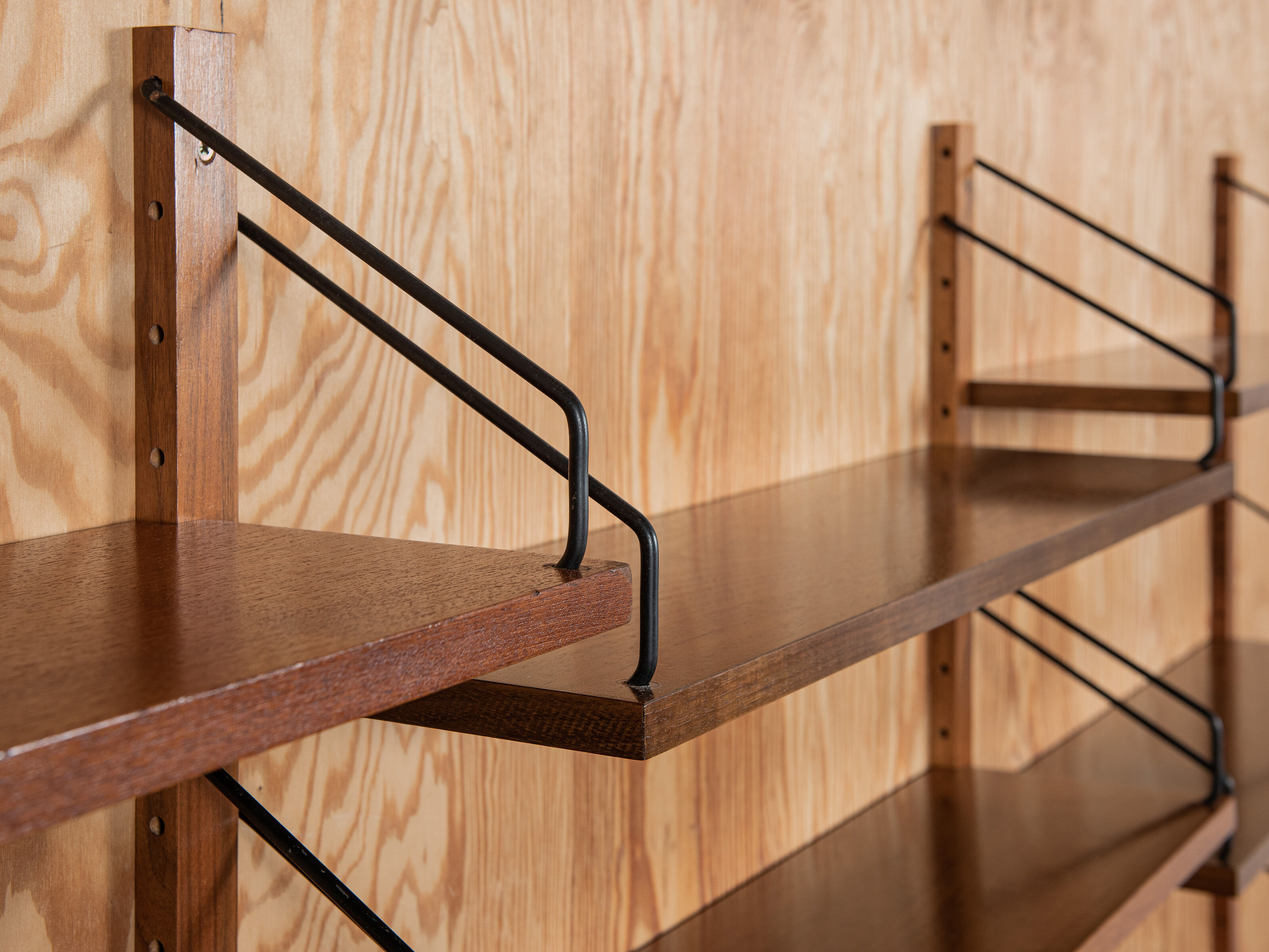 Midcentury Danish Royal wall system in teak by Poul Cadovius 1960s