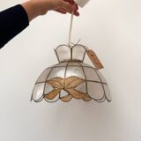 Mother-of-pearl and brass suspension