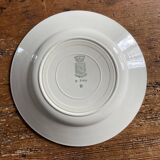 Flat plates Terre de fer Motif Floral St-Amand 6 pieces